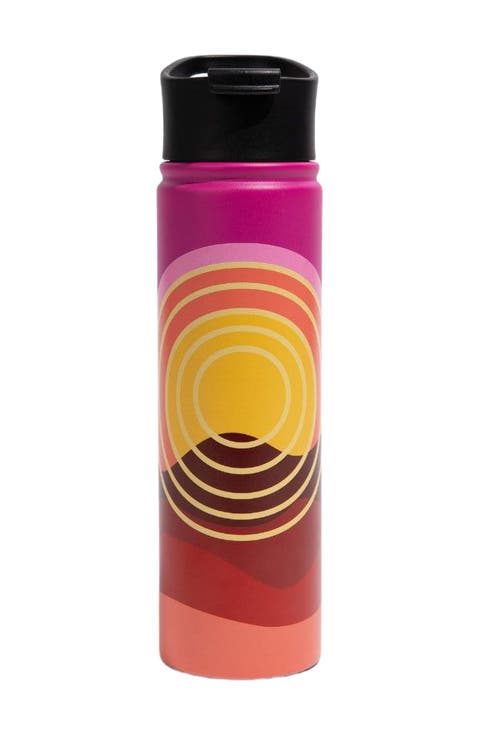 22 OZ Sunset Mountains Steel Bottle