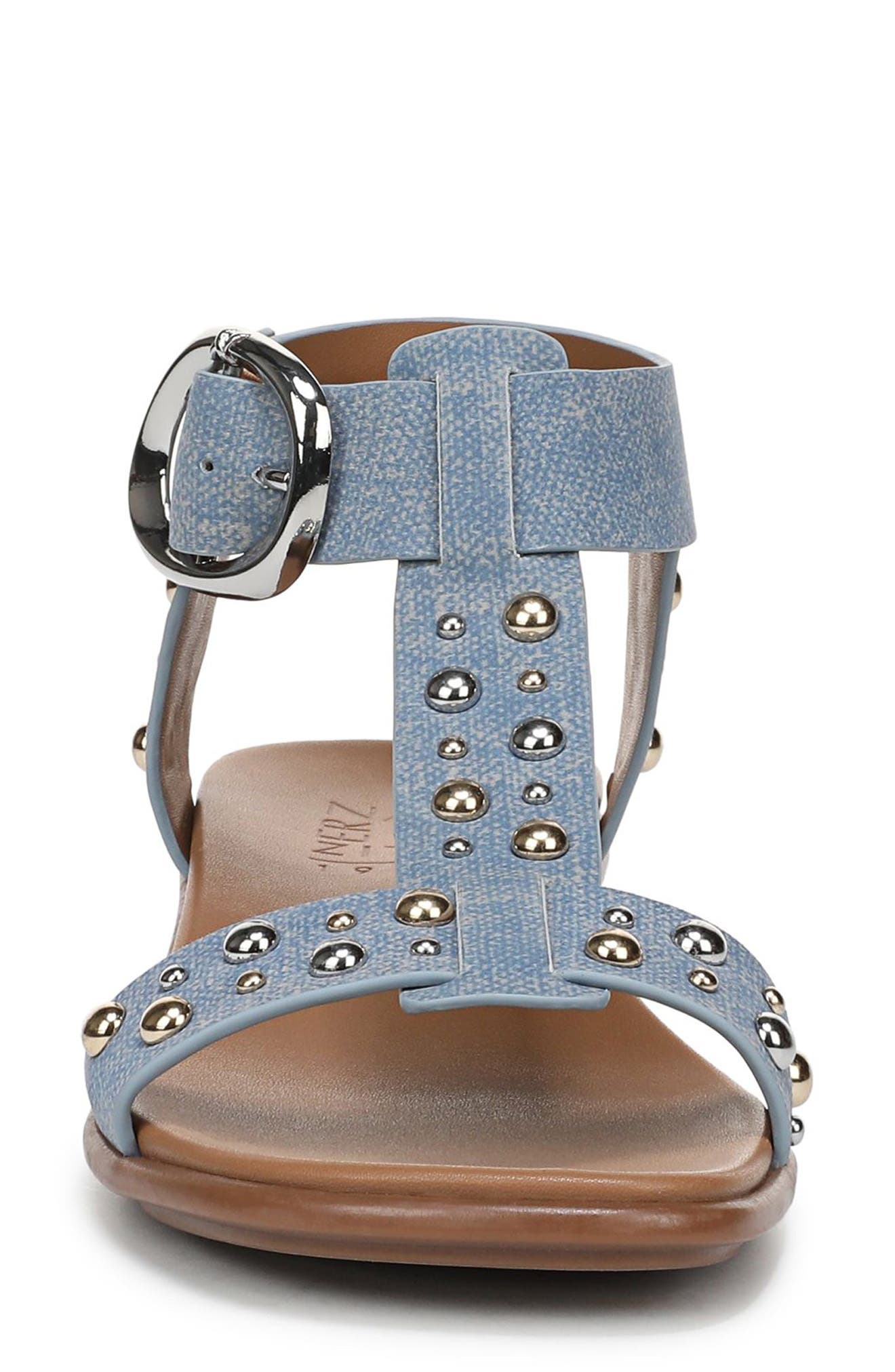Brandy T-Strap Sandal, Alternate, color, DENIM BLUE