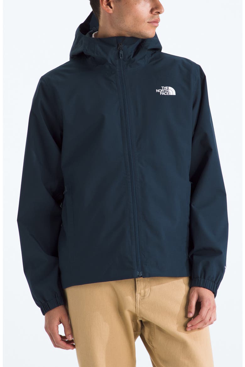 Quest Mono Hooded Waterproof Jacket, Main, color, SUMMIT NAVY