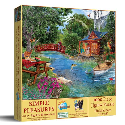 Simple Pleasures 1000 piece Jigsaw Puzzle for Adults