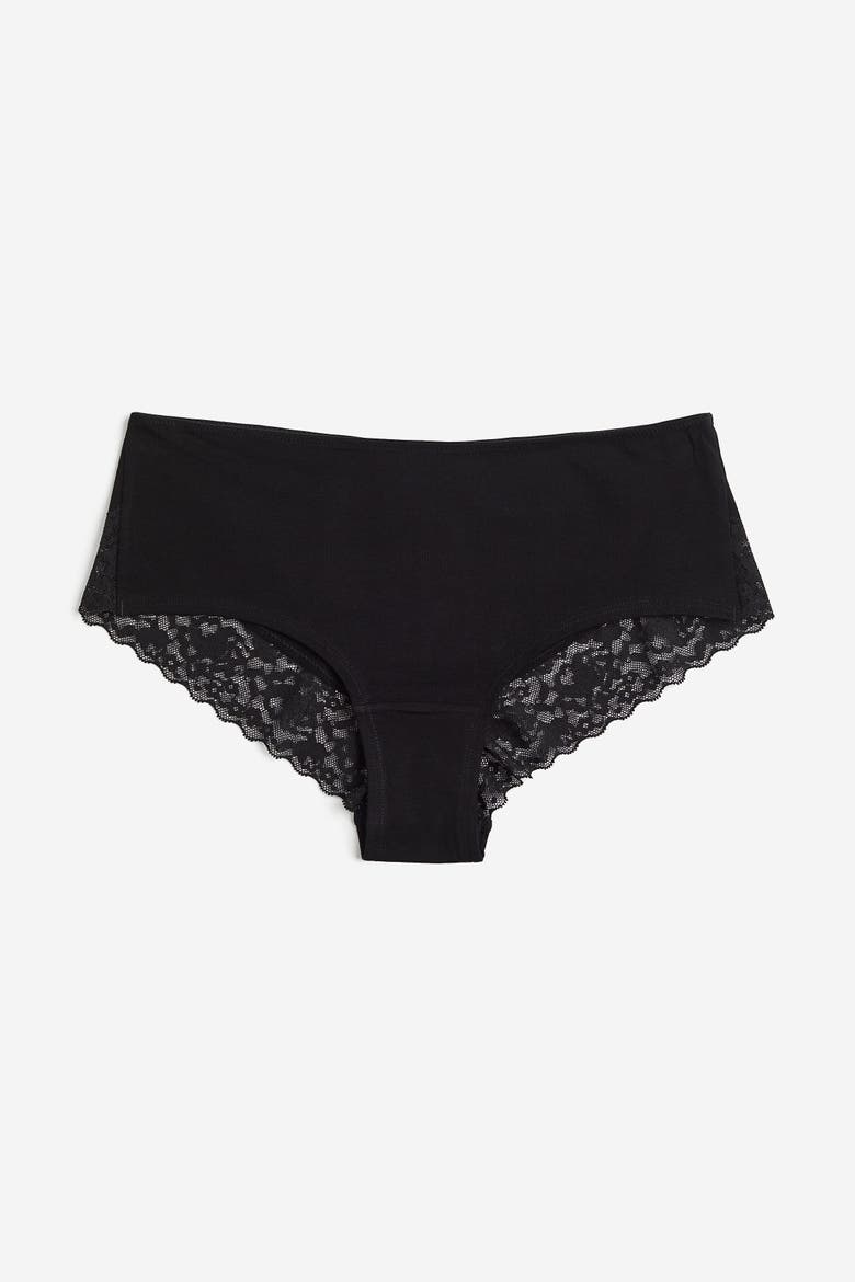 5-Pack Hipster Briefs, Alternate, color, Black