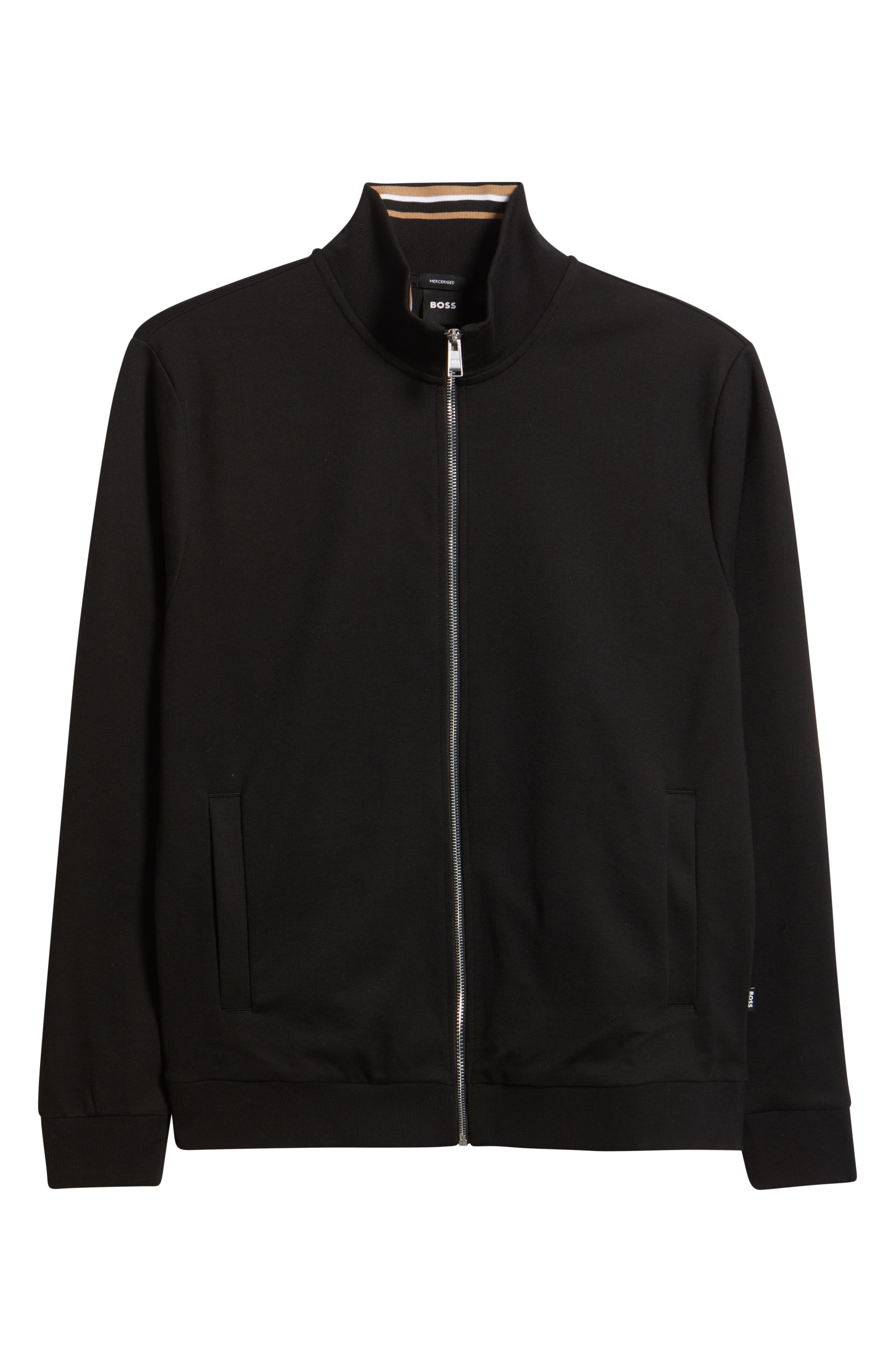 BOSS Shepherd Knit Zip Jacket (Men) | Nordstrom