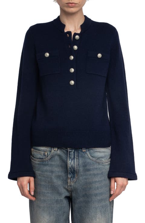 売れ筋商品|||ザディグ エ ヴォルテール ニット&セーター レディース アウター RIVY - Jumper - noir ブラック（黒）系 ZADIG & VOLTAIRE(ザディグ エ ヴォルテール