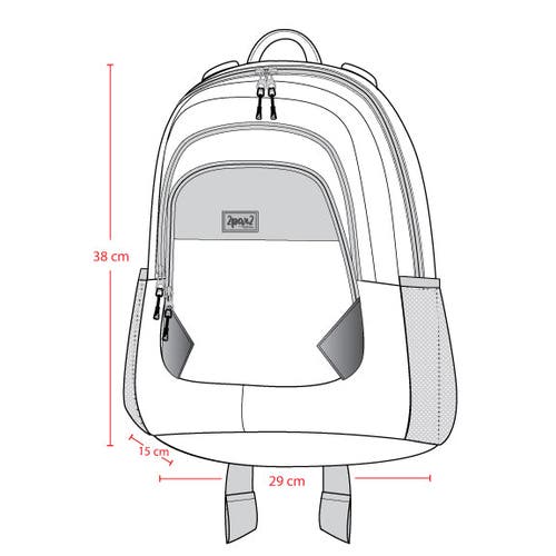 Deux Par Deux Little Kids Backpack Cat In Green