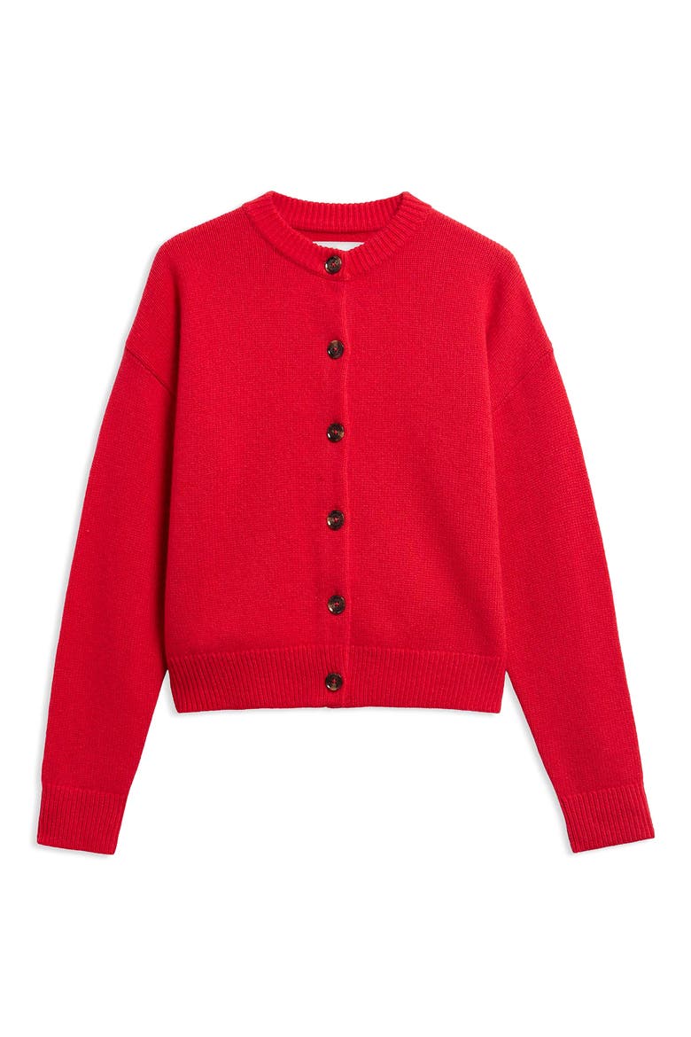 Woodhouse Cardigan, Alternate, color, CRIMSON