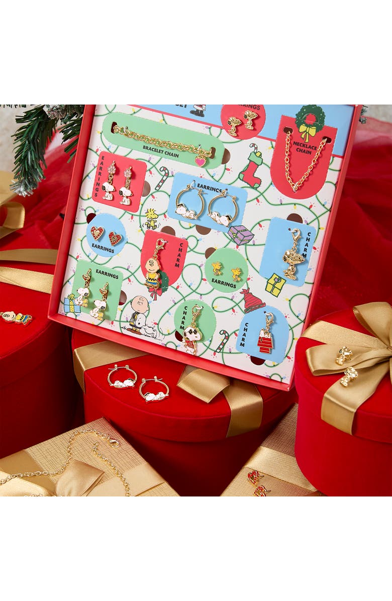 PEANUTS Snoopy Advent Calendar 12-Piece Jewelry Set, Alternate, color, Multicolor