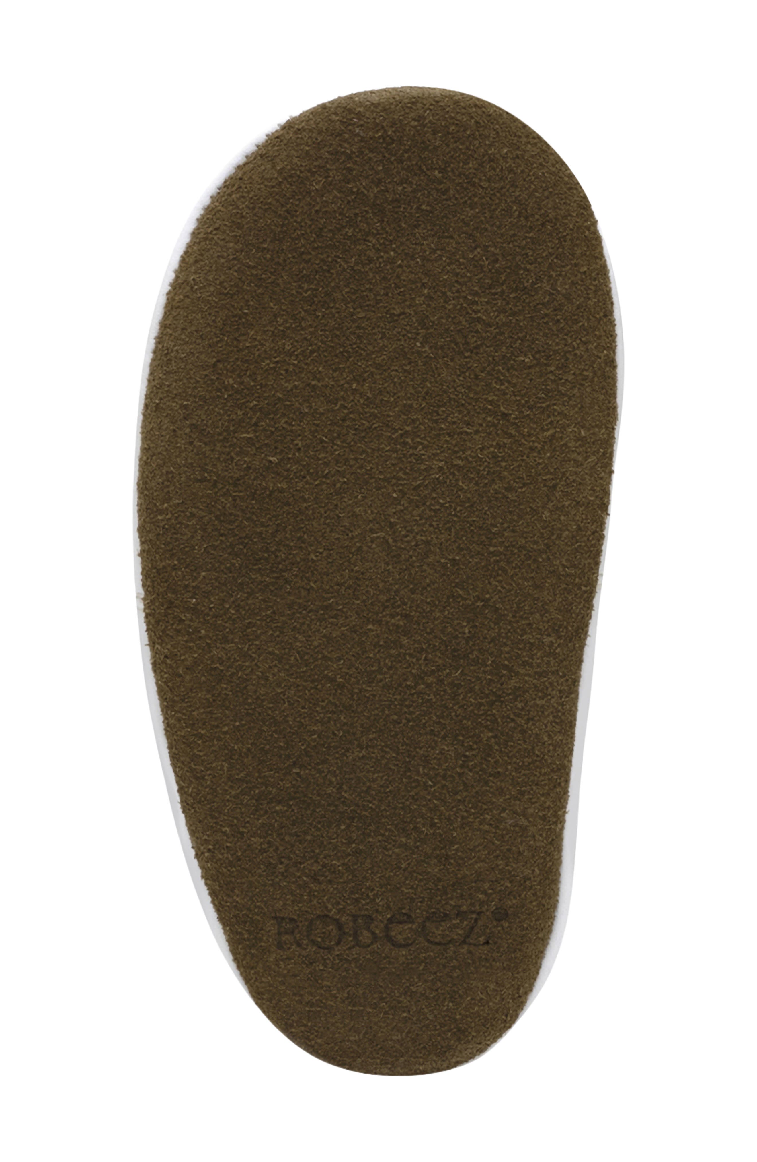 Robeez<sup>®</sup> Kids' Leah Slip-On Leather Crib Shoe, Alternate, color, Gold