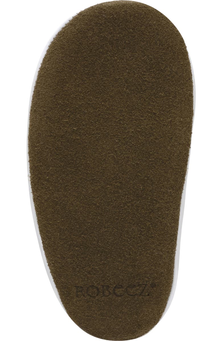 Robeez<sup>®</sup> Kids' Leah Slip-On Leather Crib Shoe, Alternate, color, Gold