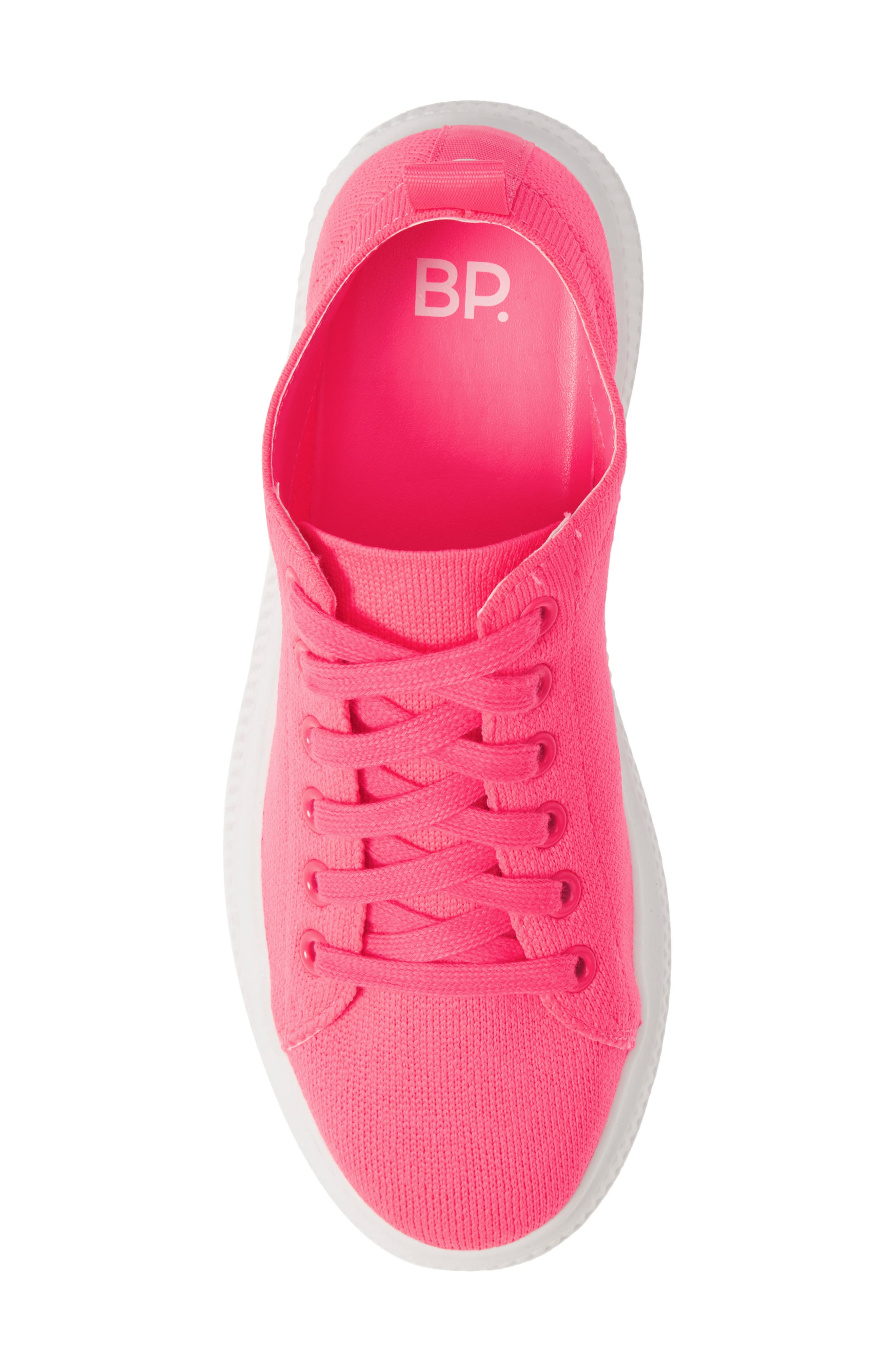 Sonny Sneaker, Alternate, color, NEON PINK FABRIC