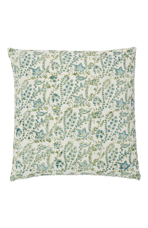 Alamwar Fleur Decorative Pillow in Cornflower Blue/moss Green  product