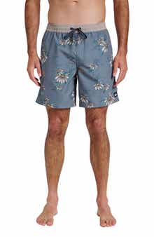 Everyday Water Repellent Coastal Flora Volley 6-Inch Swim Trunks
