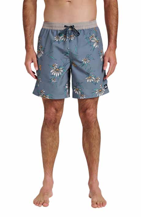 Quiksilver Everyday Water Repellent Coastal Flora Volley 6-Inch Swim Trunks