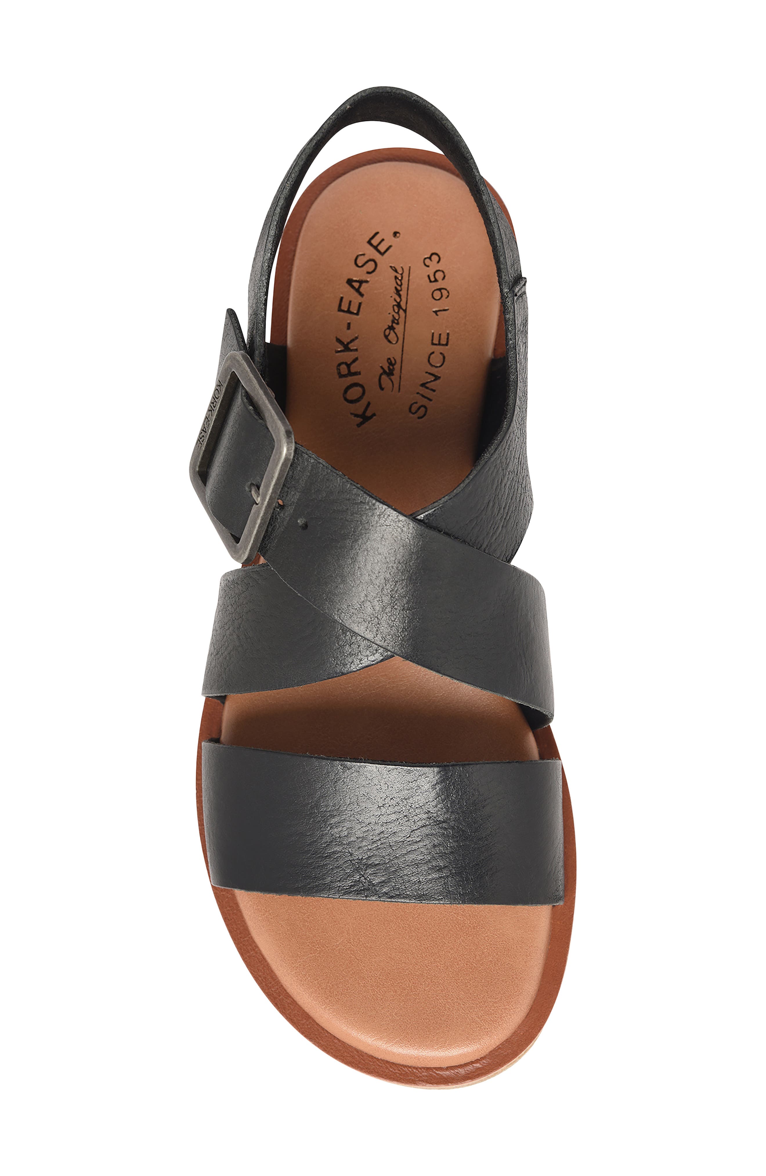 Kork-Ease<sup>®</sup> Dara Ankle Strap Sandal, Alternate, color, Black F/ G