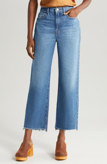 Frame Le Nik good Lucky Wash Straight Leg Jeans