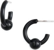 Justine Clenquet Sam Laquered Hoop Earrings