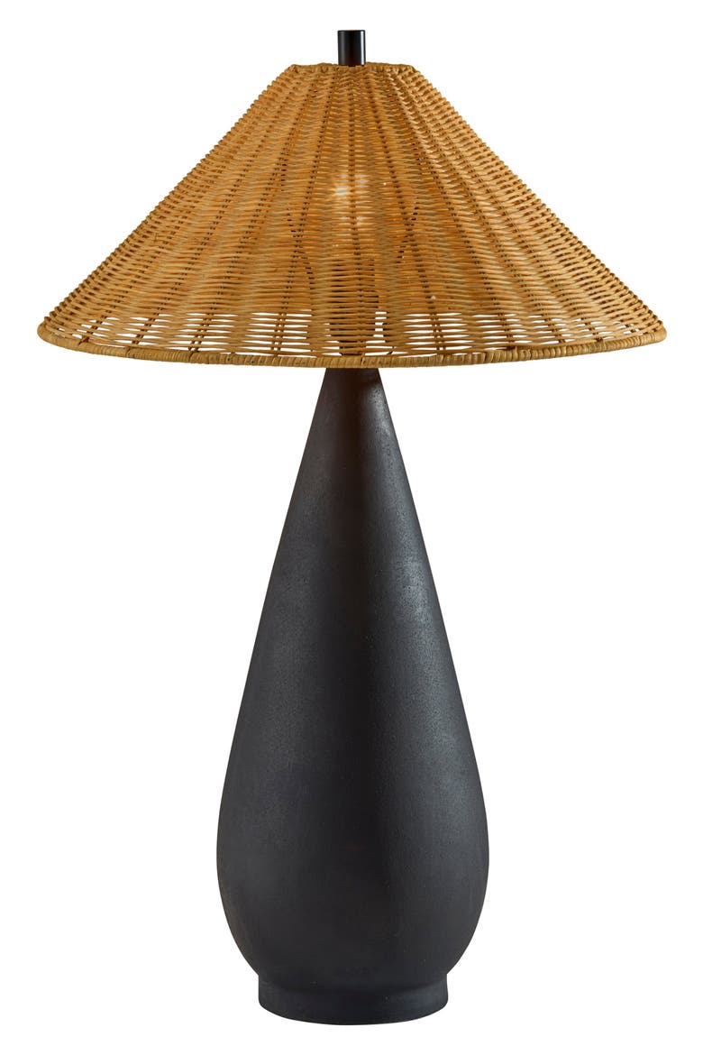 Lorelei Table Lamp, Main, color, BLACK