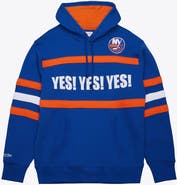 Mitchell & Ness Men's Mitchell & Ness Royal New York Islanders Head Coach Slogan Pullover Hoodie