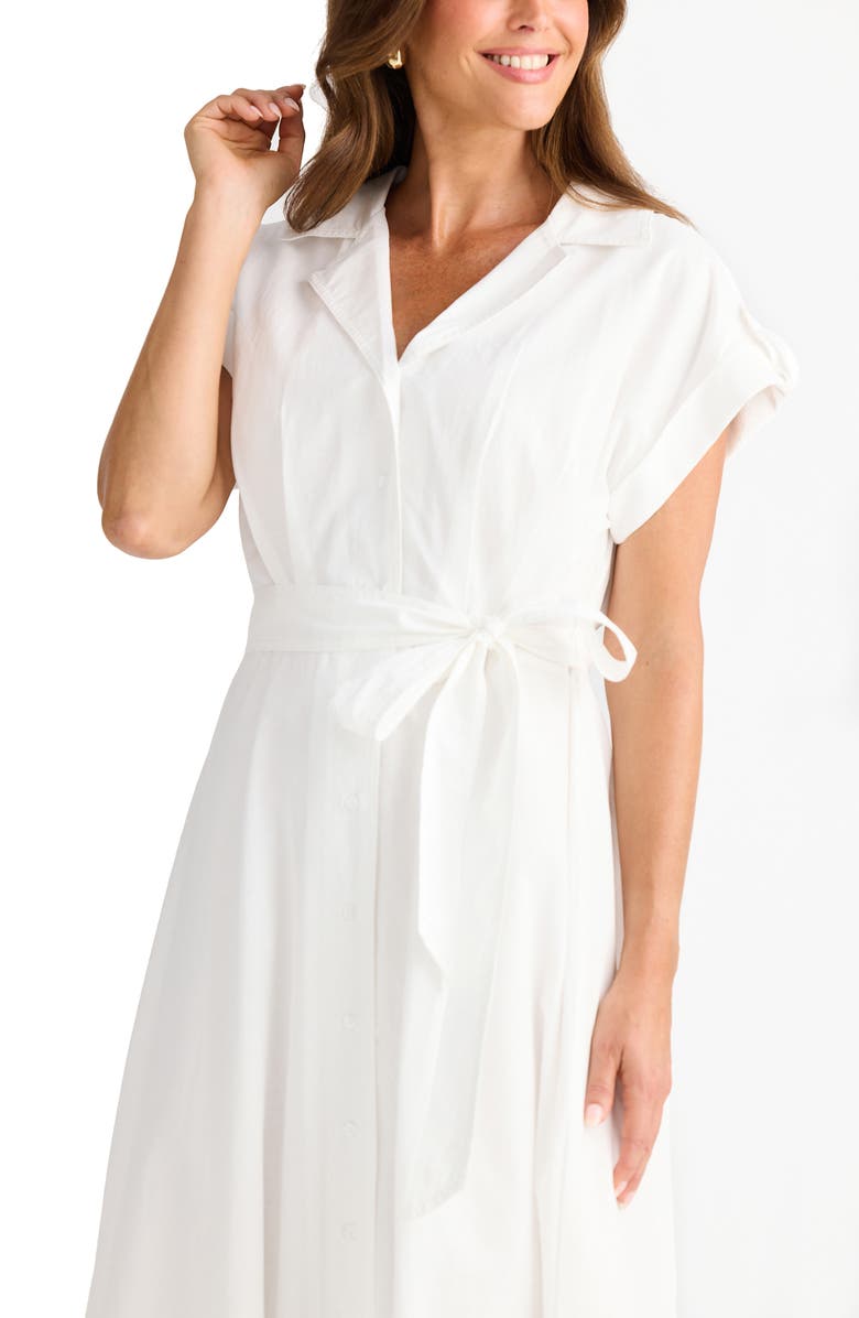 Brave+True Versailles Cutwork Maxi Shirtdress, Alternate, color, 