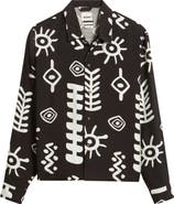 RIZORT Mason Abstract Print Button-Up Shirt