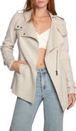Belle & Bloom Bad Girl Wool Blend Moto Coat