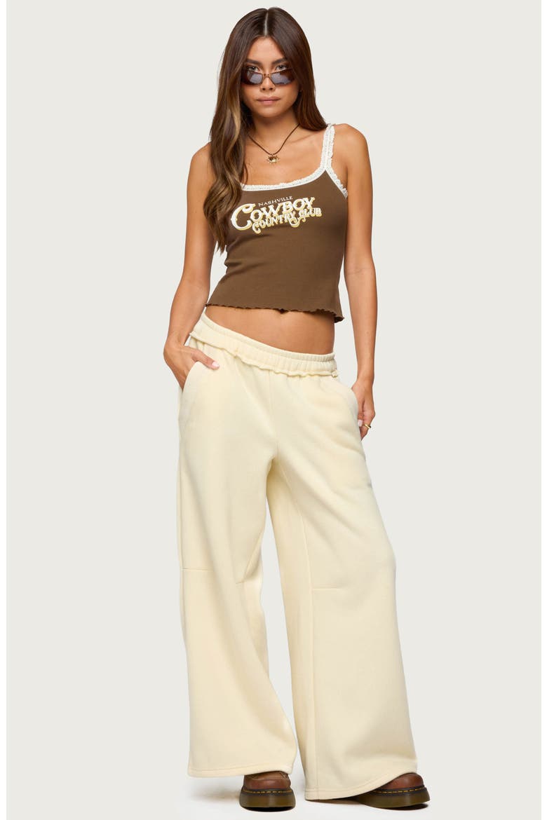 Kori Oversize Baggy Sweatpants, Alternate, color, YELLOW