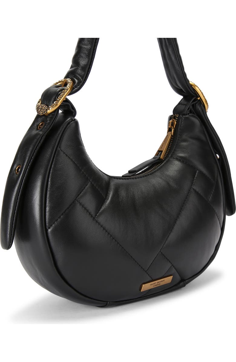Kurt Geiger London Small Kensington Puff Quilted Leather Hobo Bag, Alternate, color,