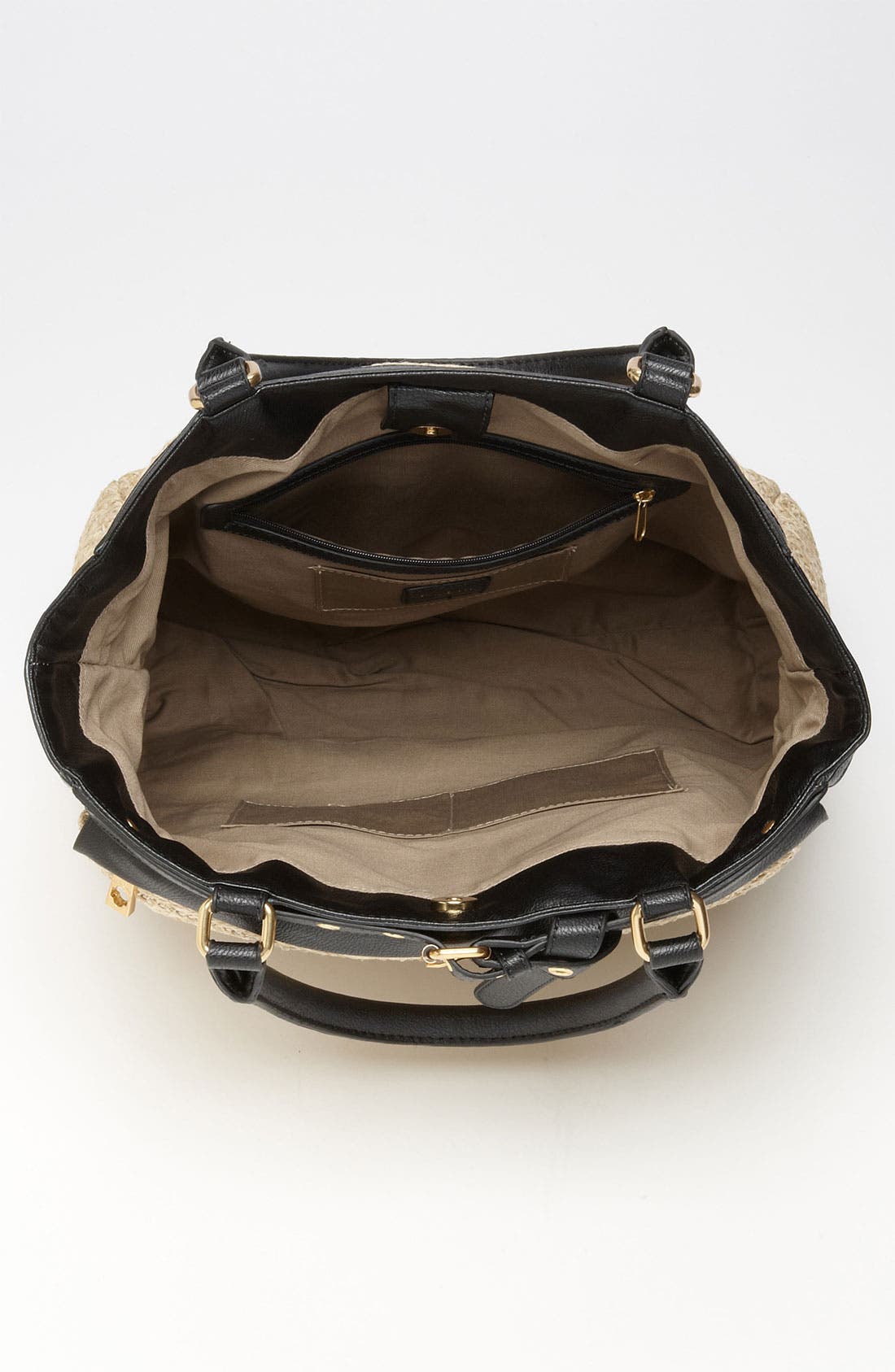 'Runaway' Tote, Alternate, color, NATURAL BLACK