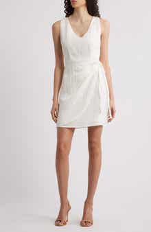 Sam Edelman Sleeveless Faux Wrap Minidress