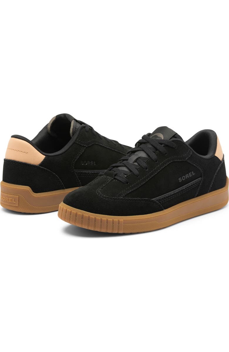 SOREL Ona Drift Lace-Up Sneaker, Alternate, color, Black/ Sea Salt