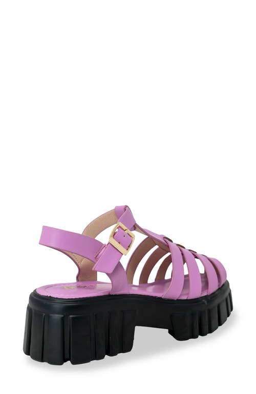Chase & Chloe Chase And Chloe Theo Lugged Platform Fisherman Sandal