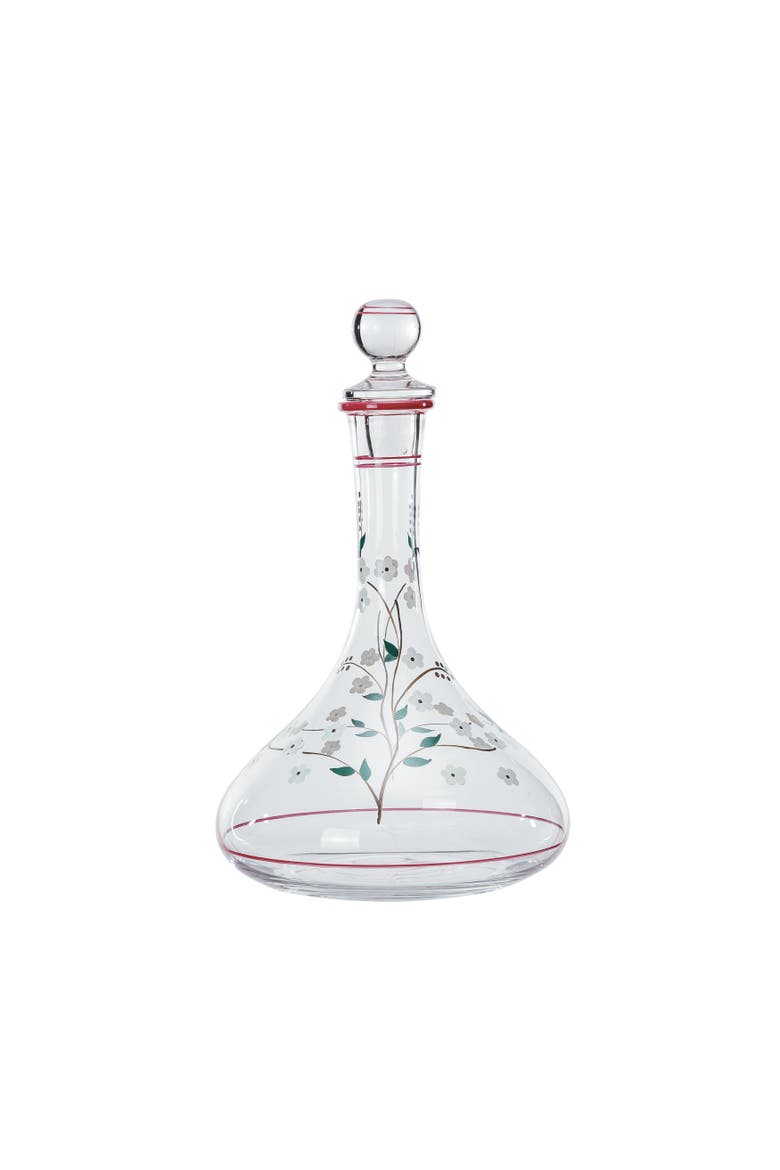 60 Oz. Botanical Bliss Glass Decanter, Main, color, Clear