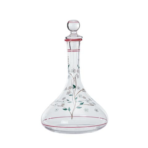 60 Oz. Botanical Bliss Glass Decanter