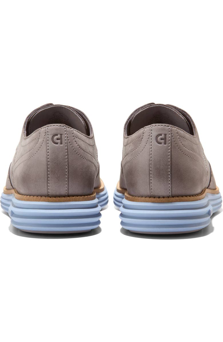 Cole Haan Wingtip Leather Derby Sneaker, Alternate, color, Ironstone / Forever Blue