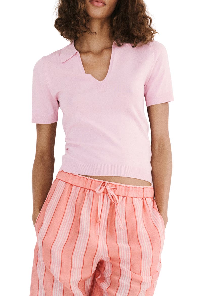 Johnny Collar Polo, Main, color, PINK
