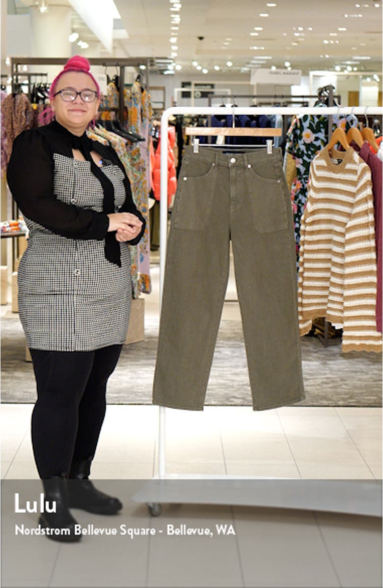 Crosbie High Waist Crop Wide Leg Jeans, sales video thumbnail