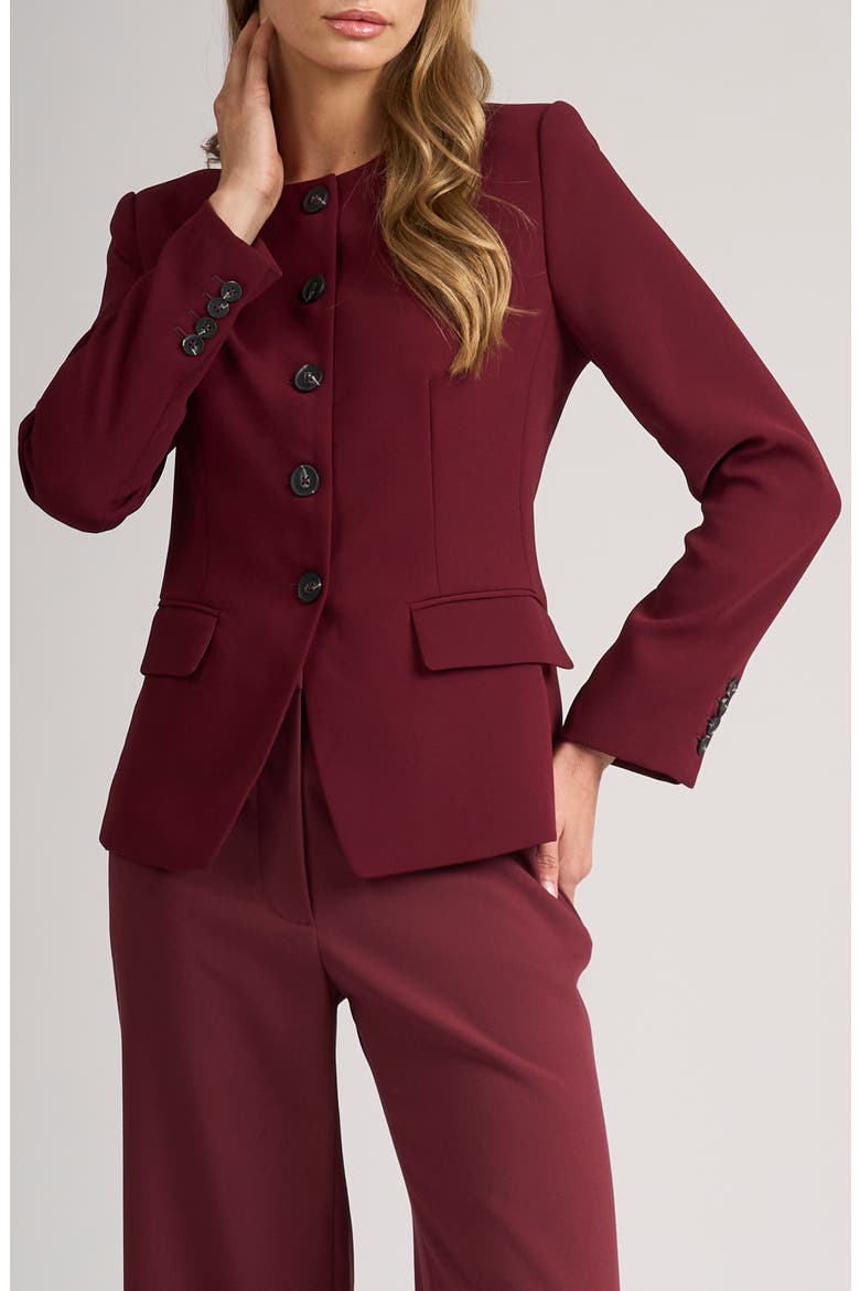 James Collarless Blazer, Main, color, TAWNY PORT