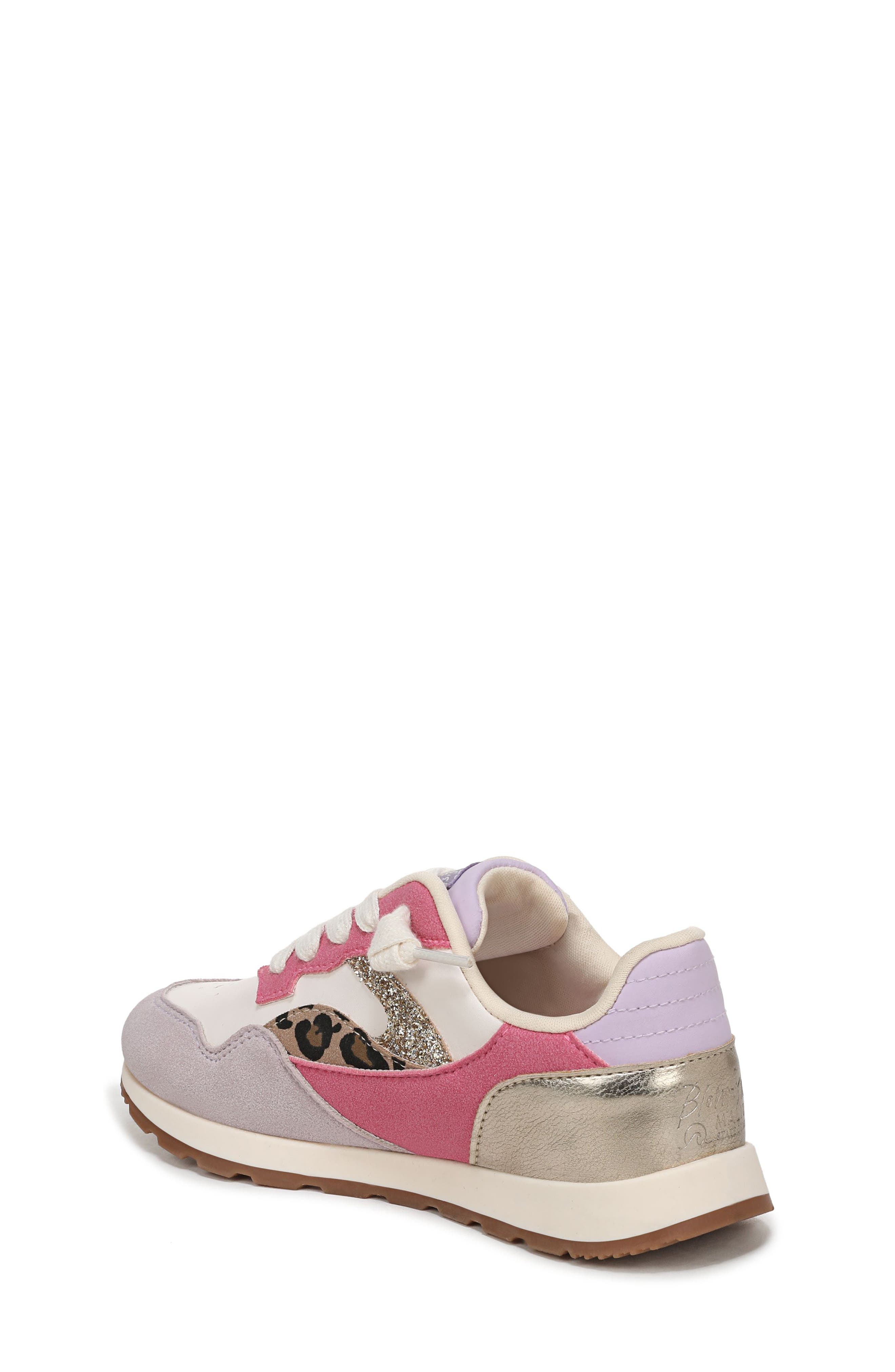 Kids' Valley Sneaker, Alternate, color, PINK MULTI FAUX SUEDE