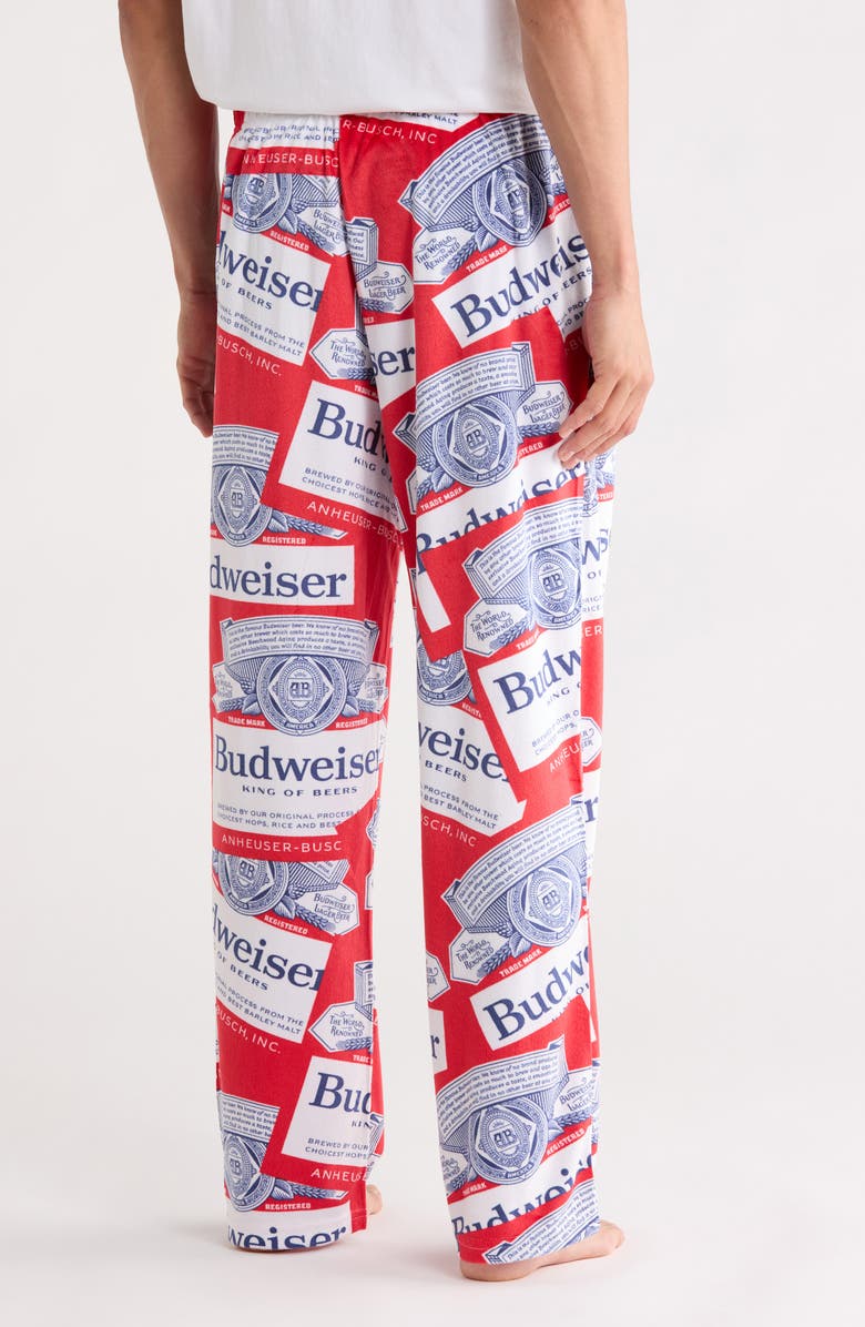 Lord's Rocks Budweiser Pajama Pants, Alternate, color, Red