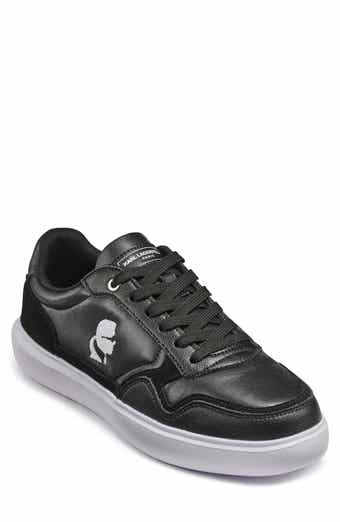 KARL LAGERFELD PARIS Side Karl Profile Embroidered Low Top Sneaker