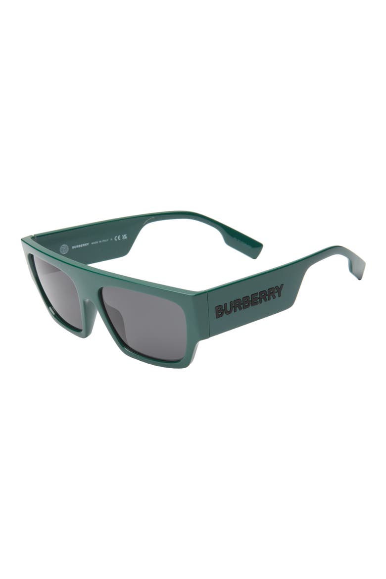 Micah 58mm Square Sunglasses, Alternate, color, GREEN