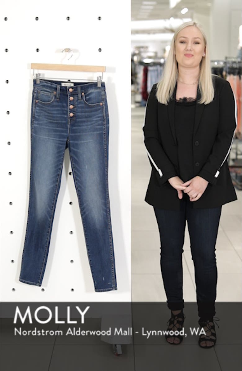 10-Inch High Waist Skinny Jeans, sales video thumbnail