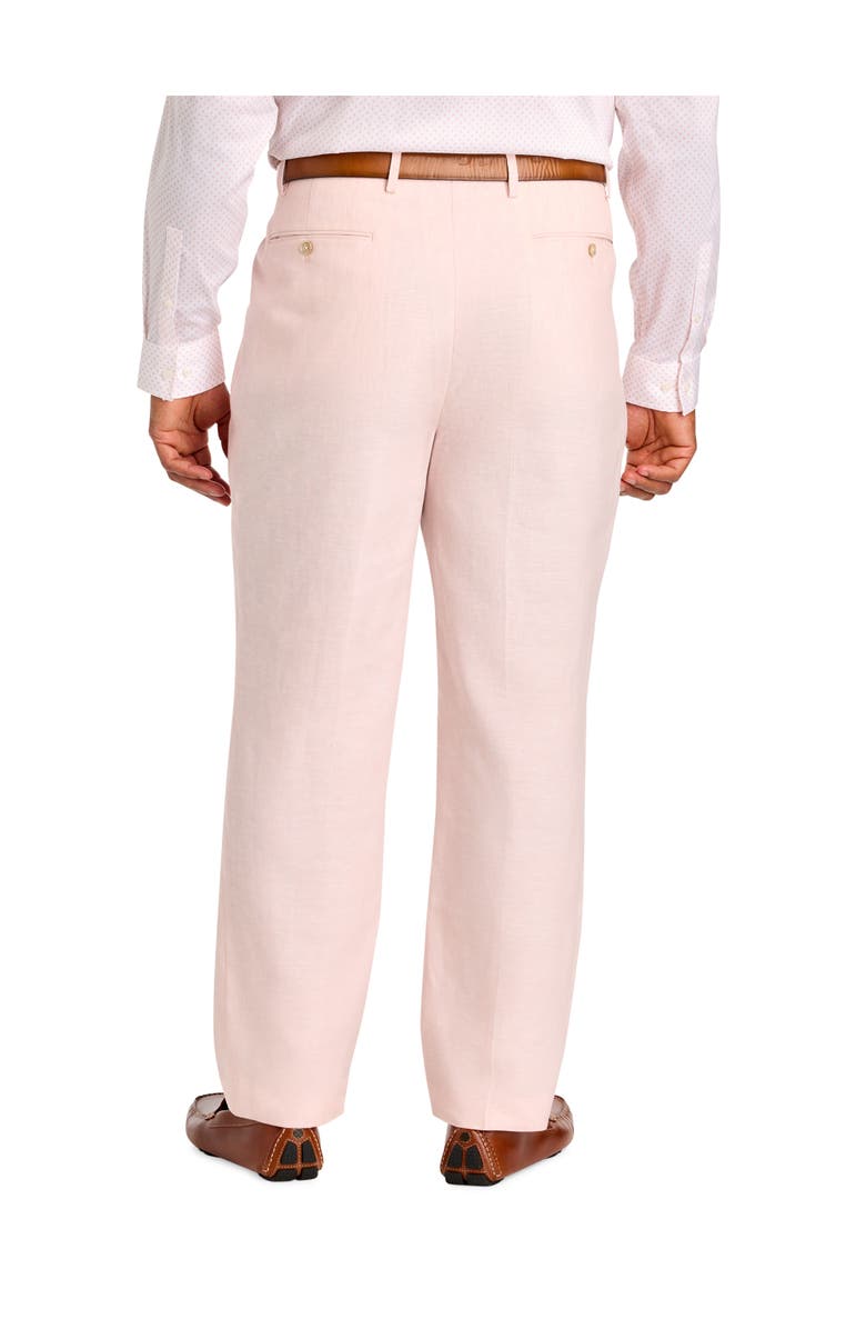 Tallia Big & Tall Linen Suit Pants V2, Alternate, color, Pink