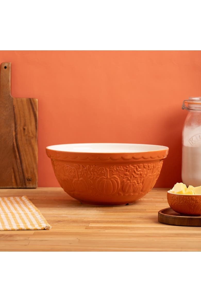 Pumpkin Mixing Bowl, Alternate, color, Pumpkin