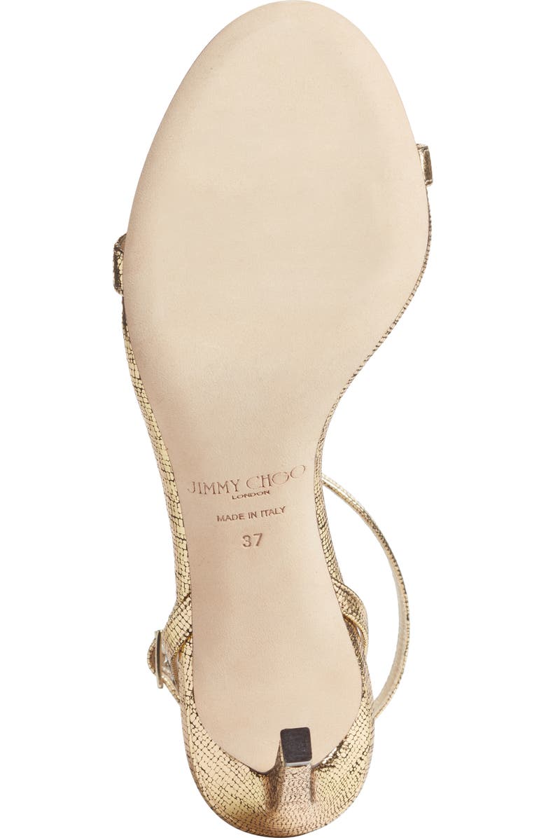 Jimmy Choo Minny Metallic Sandal, Alternate, color,