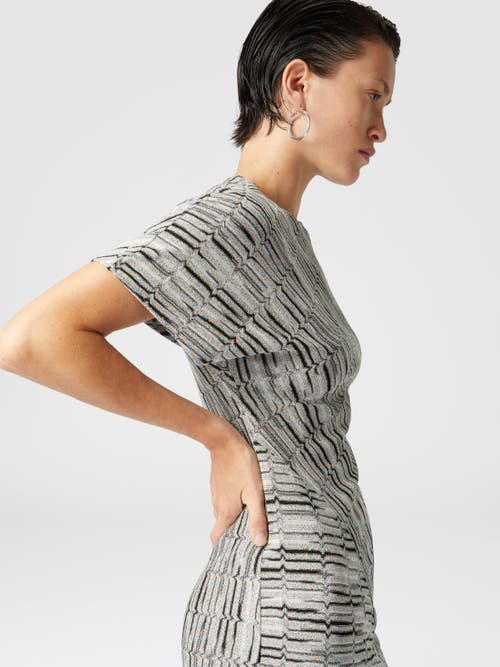 Missoni Wrap Mini Dress In Multicoloured