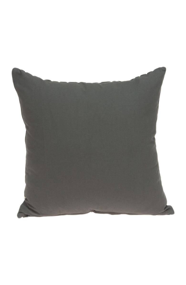 PARKLAND COLLECTION Pilan Transitional Pillow - 20" x 20" - Grey, Alternate, color,