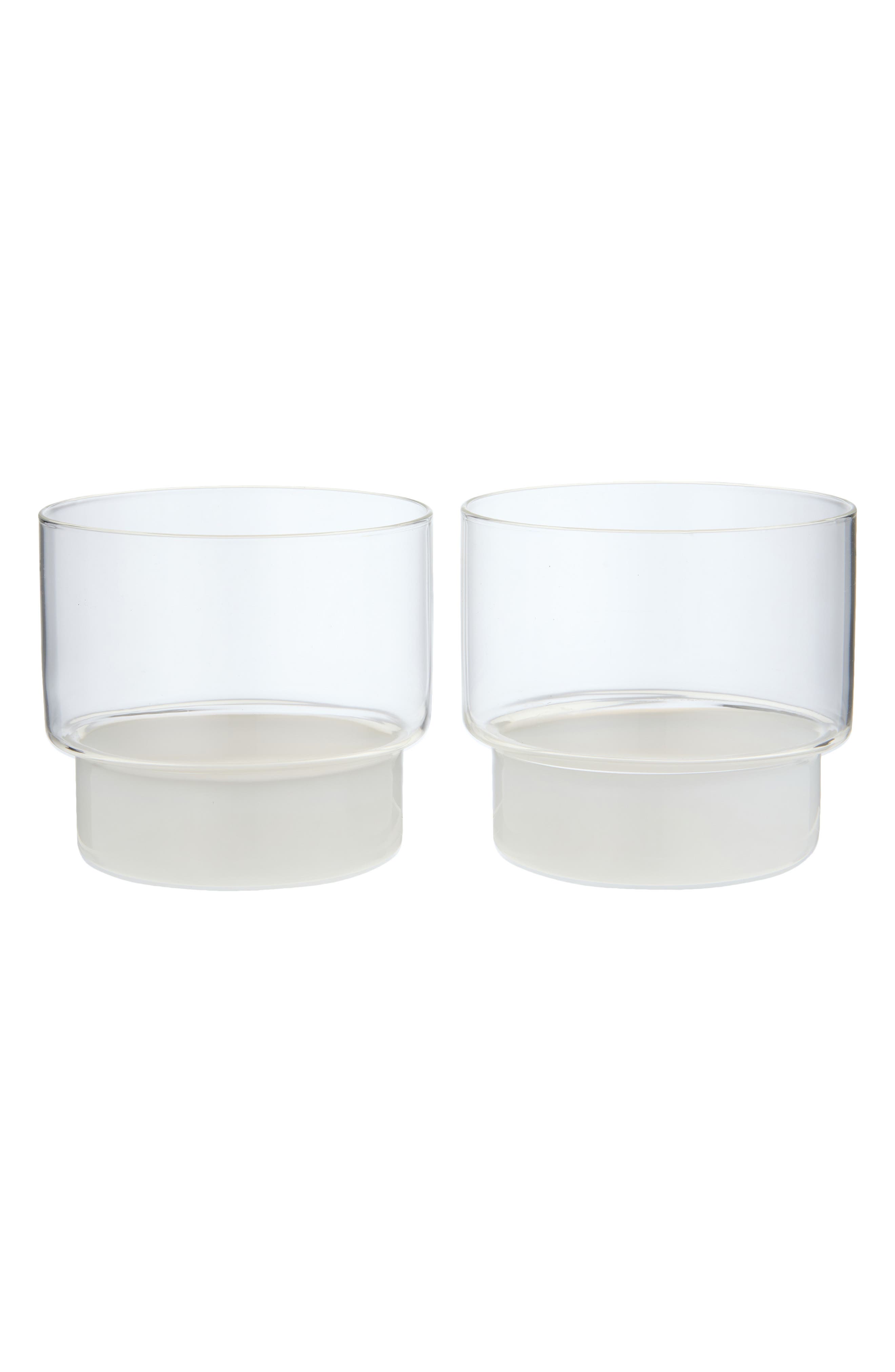 selected CLEAR + OPAL WHITE