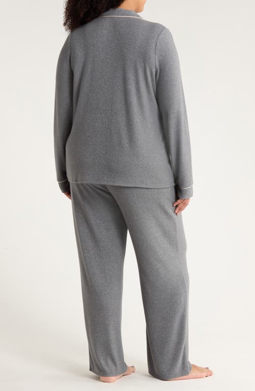 Nordstrom Brushed Hacci Pajamas In Gray