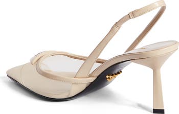 Mesh Slingback Pump