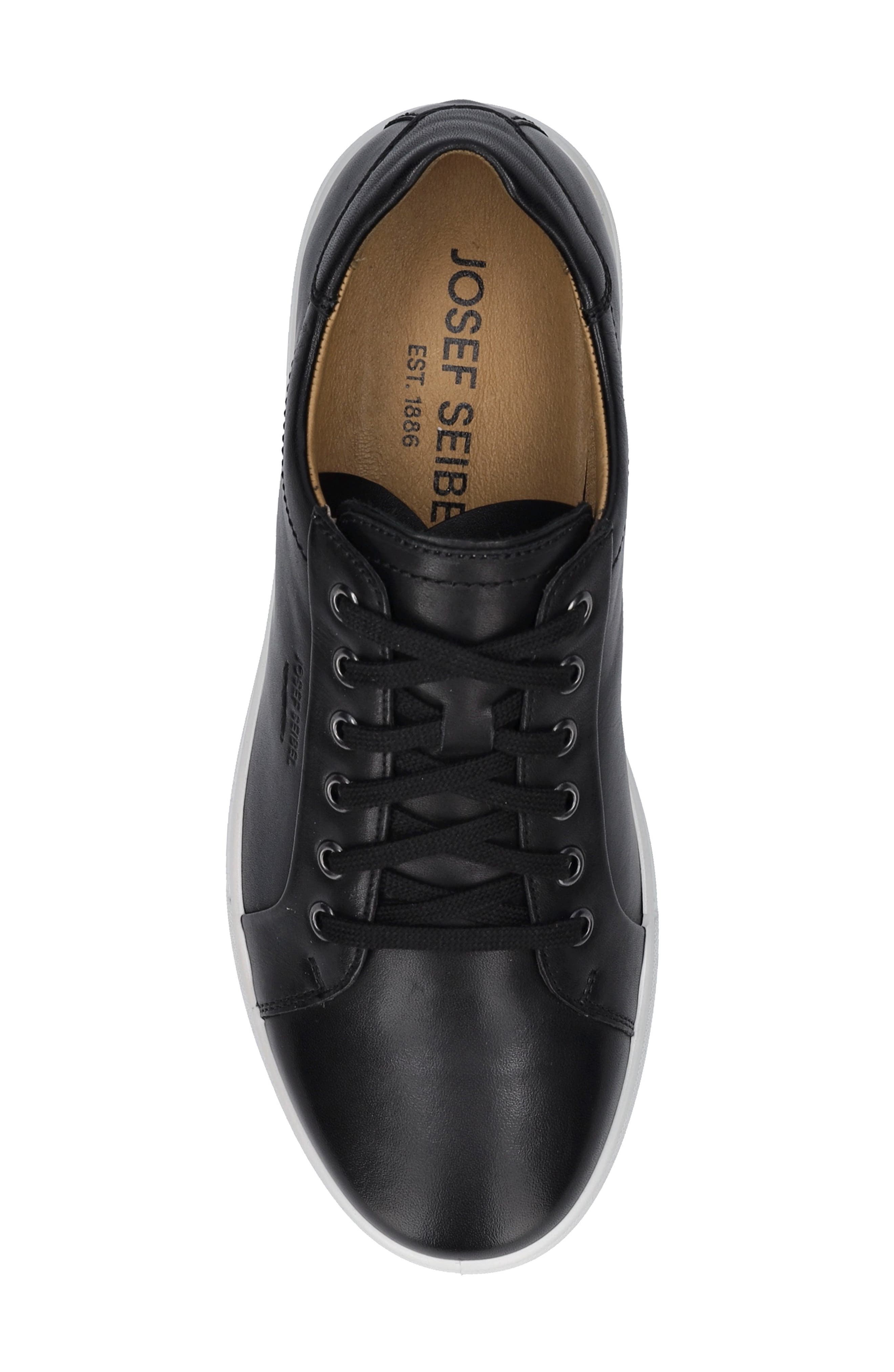 Josef Seibel Maddox 05 Sneaker, Alternate, color, Black